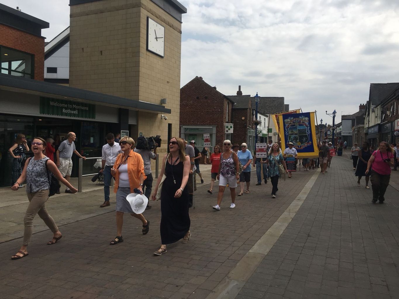 Marches through Rothwell protest investment company's planning